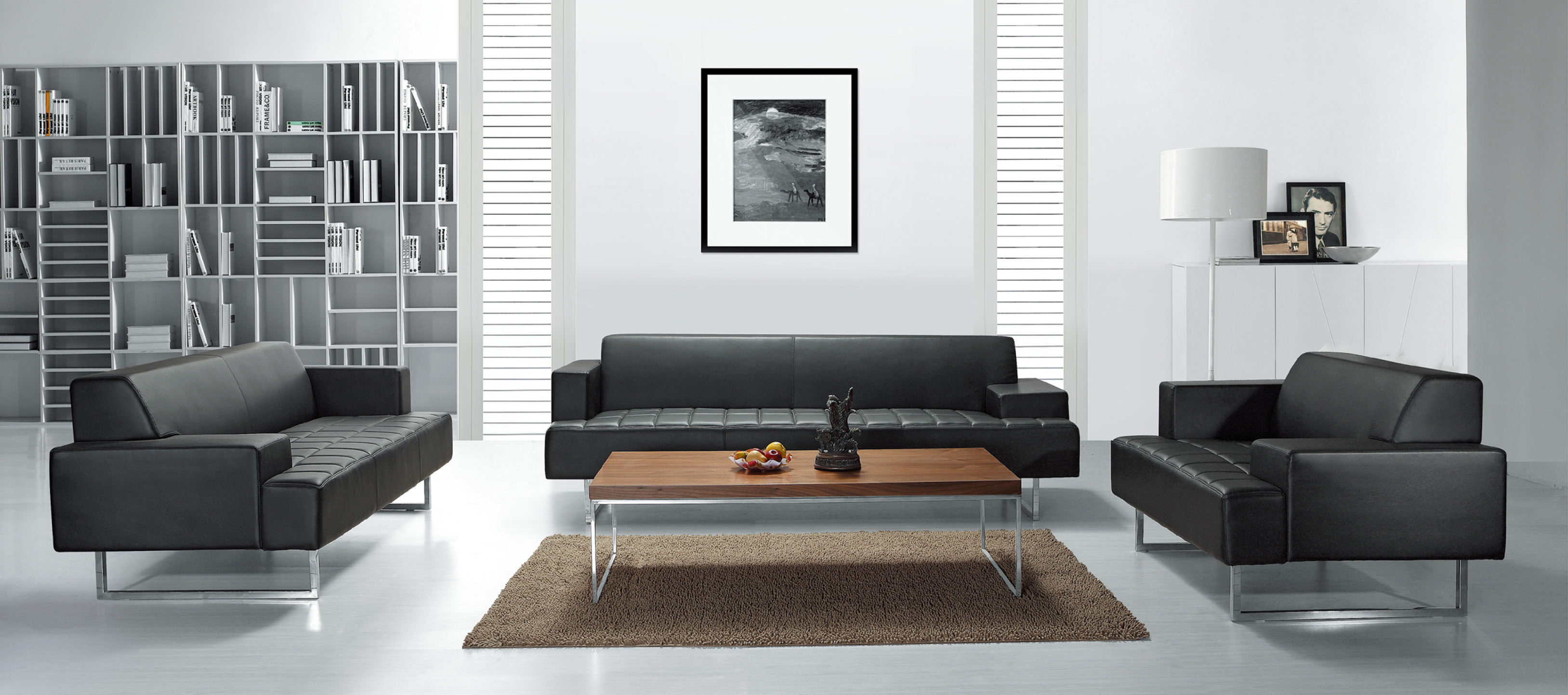 簡約現代辦公沙發(fā)F012